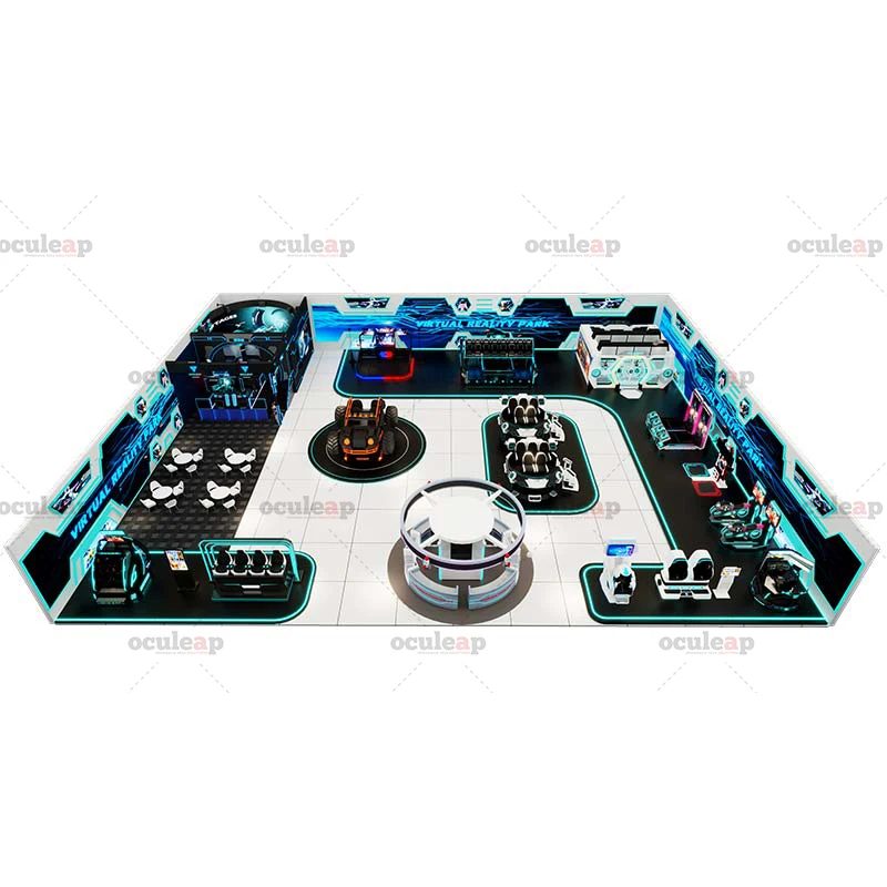 Oculeap VR Racing Simulator VR Car Simulator Driving Simulator 2025 New VR Game Machine Racing Car Arcade Ride For Sale