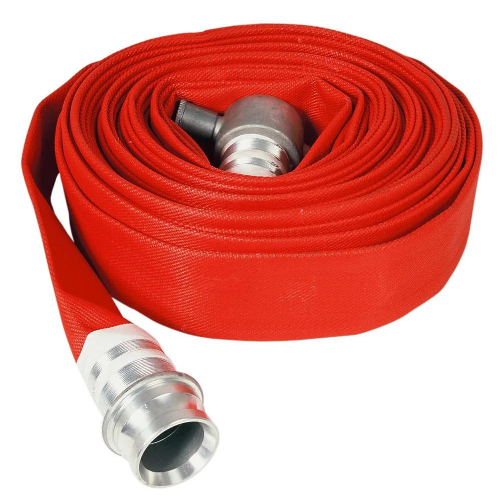 2 Inch 50FT PVC Lay Flat Hose Pipe 6 Bar Flexible Layflat Water Irrigation Discharge Hose For Agriculture Farming