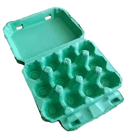 Cheap Fresh Eggs 100% Recycled Biodegradable Cardboard Pulp quail Egg Cartons 12 Cell Egg Holders Moulded Pulp Pack