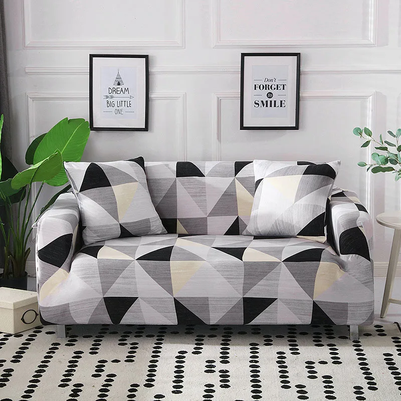 Modern  Quality Printed Sofa Protector Cover For Home Living Room Couch Slipcovers