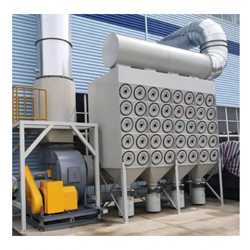 Industrial Cartridge Pulse Jet Air Filters Made China Glassworks Iron Steel Works Starch Factory Power Station Dust Collector