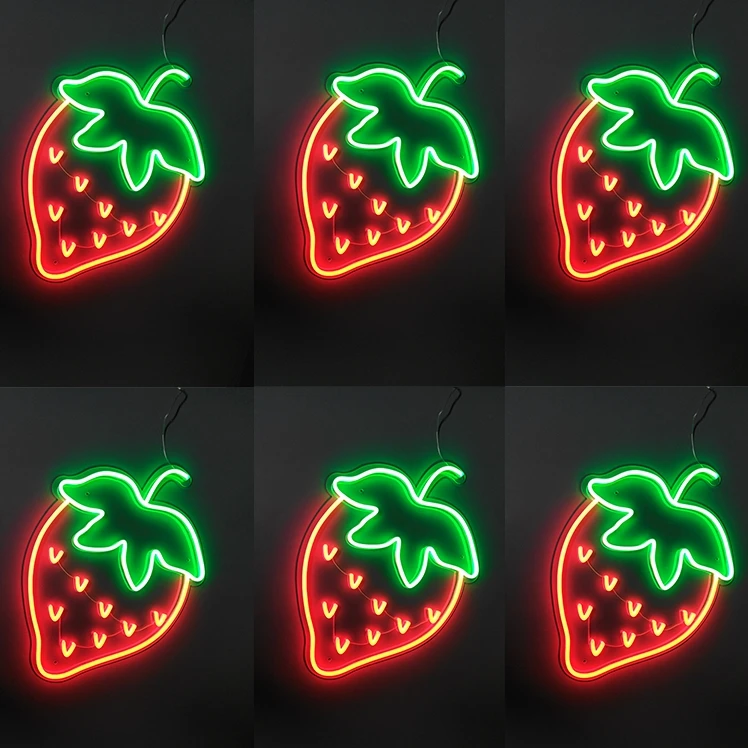 Custom LED Kaws Neon Sign Popular Waterproof Anime Neon Sign logo for Home Wall Decor and Party for Company Park Advertising