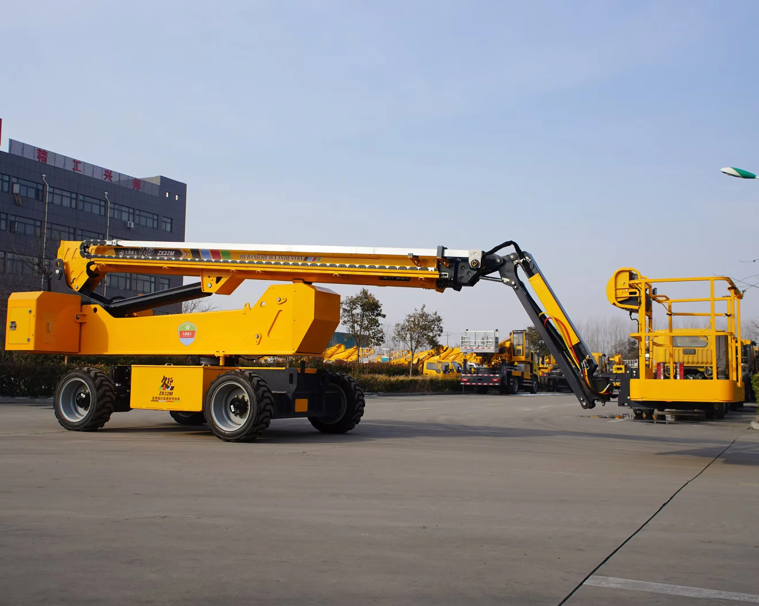 Jiubang 23 meter straight arm electric self-propelled platform