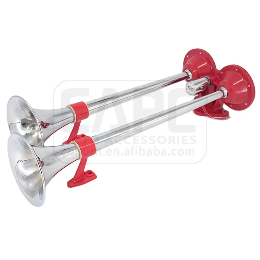 Truck air horn TZ-305 hot sale 24V big dual pipe KLAXON HORN