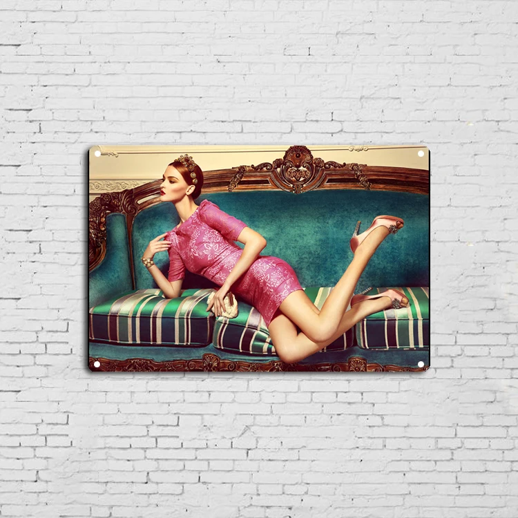 Ponerine China Manufacturer Vintage Tin Sign Poster Custom Printing Metal Poster