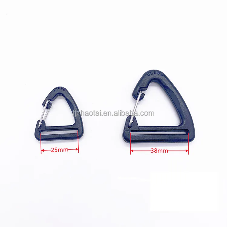 Wholesale POM snap clip hooks carabiner paracord strap hooks rotary swivel snap plastic hook spring