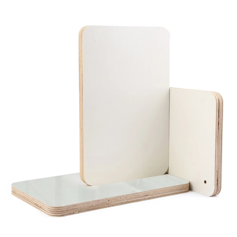 double sided high glossy white melamine scrap centring bed plywood 12 mm