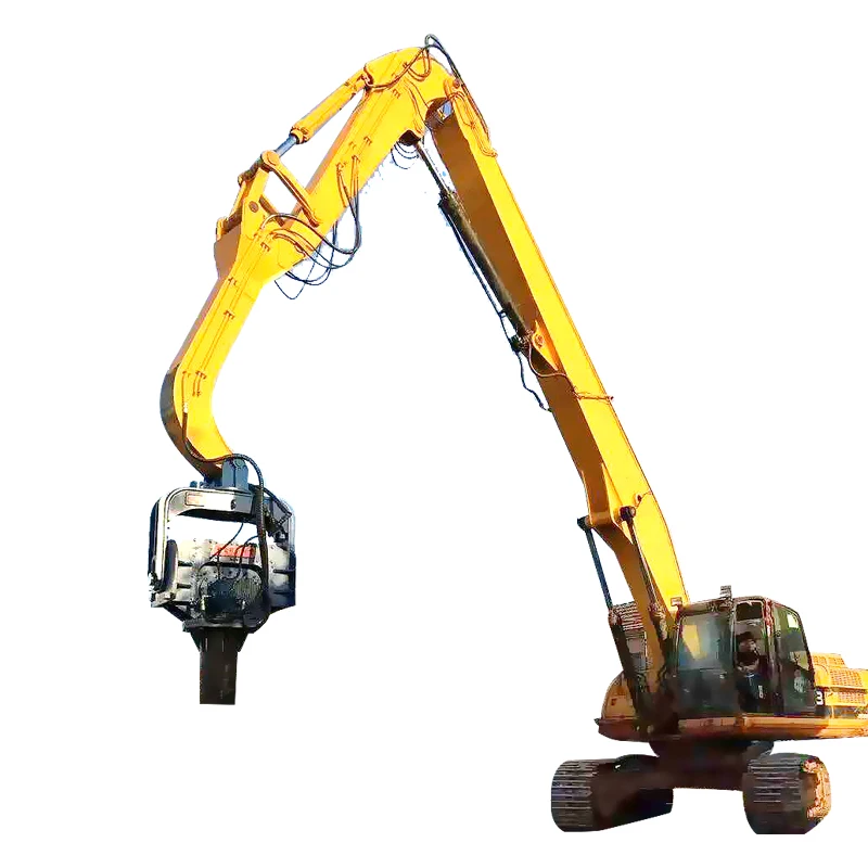 Sheet Vibro Pile Driver Attachment for Excavators