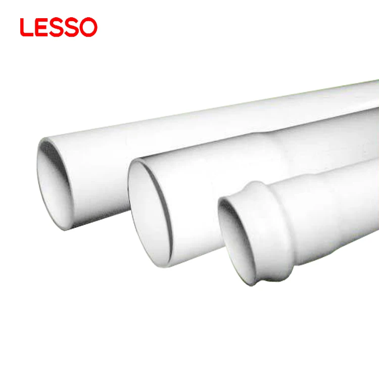 LESSO Long Service Life low friction Sanitary 50 90 110 160 250 280 400mm plastics pvc-u white blue pipe