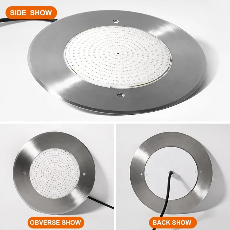 Swimming Pool Led Underwater Light Ip68 Ss316 Seawater Resin Filled Rgb Submersible Led Lights 12V Underwater Pool Light