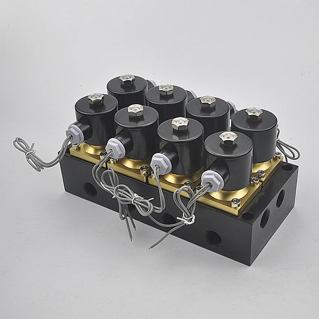XINYIPC  4 way  manifold pneumatic valves hot air valve for Air suspension system
