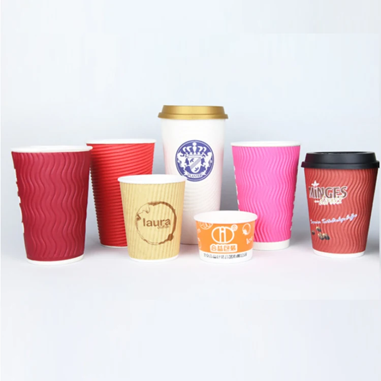 
Custom LOGO Printed Disposable Coffee Paper Cup 