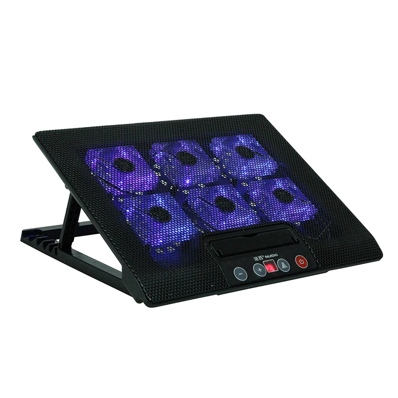 2021 new product laptop desk cooling pad universal tablet laptop cooling stand folding laptop pad with 2 cpu fan
