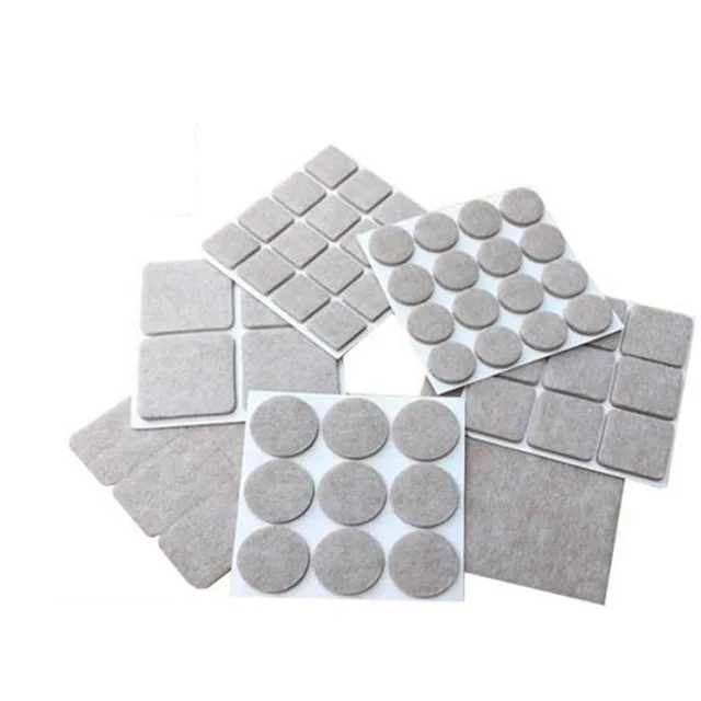 Adhesive Felt Pads for Protecting Hardwood Floor, Noise Stopper, Customized Shape and Size Acceptable