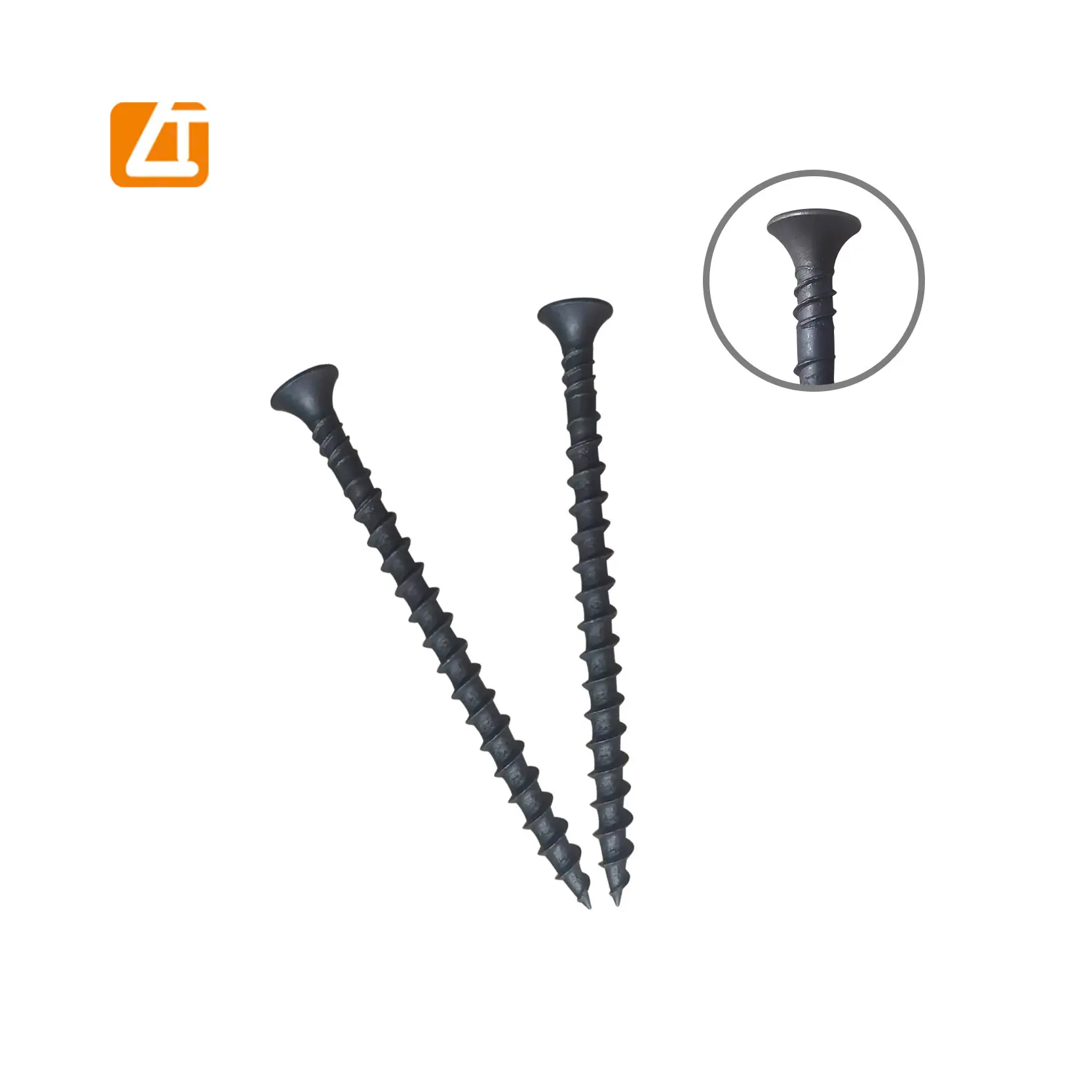 Promotion black phosphated plastic strip self tapping collated drywall screws