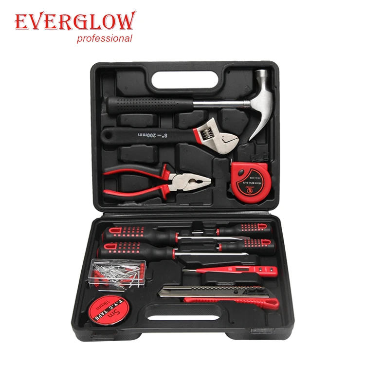 High Quality Wholesale Price High Grade China Master Mechanic Small Tool Set with pliers,knife,tape measure,screwdriver