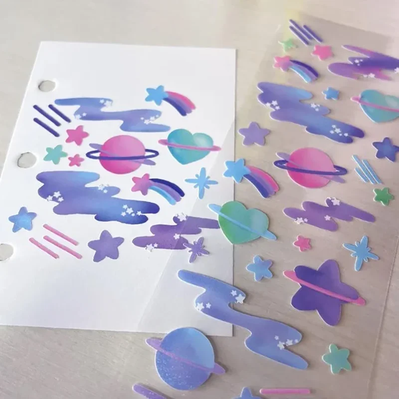 Hot Seller Custom CMYK Printed Vinyl Sticker PVC Label Wholesale decorative sticker sheet