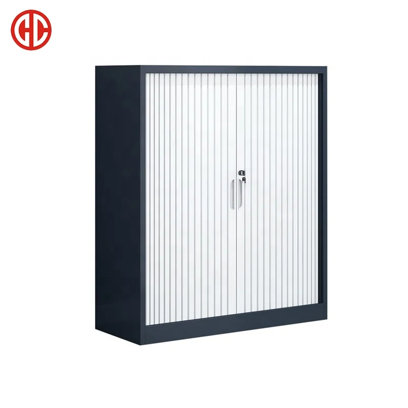2 roller shutter door office filing cabinet gray tambour door office filing cabinet Rolling shutter door office cabinet