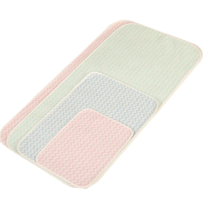 Baby Organic Cotton Insulated Waterproof Baby Diaper Pad, Nappy Bedding Changing Padded Baby Diaper Mat, Diaper Changing Mat