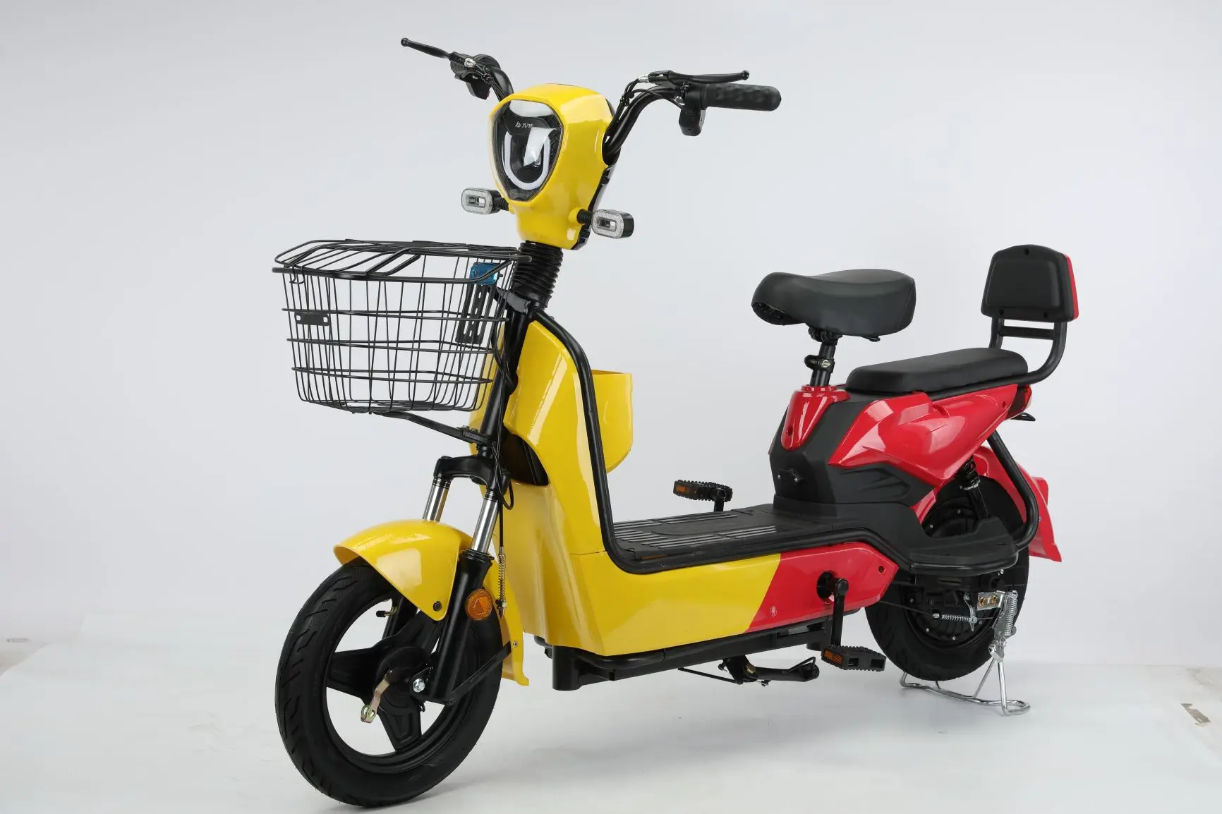 Fully Suspended Electric Unicycle Cargo Electric Bicycle with down Tube Lead-Acid Battery and Rear Hub Motor Electronic Cycle