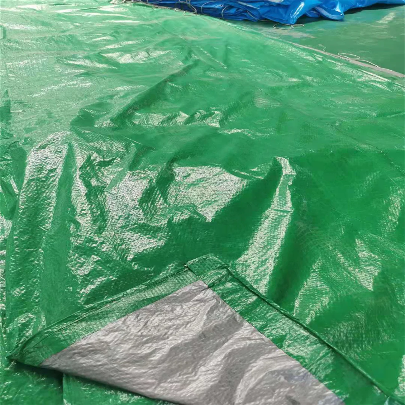 Uv Treated Green Ready Made Woven Tarpoline Roll Pe Tarpaulin