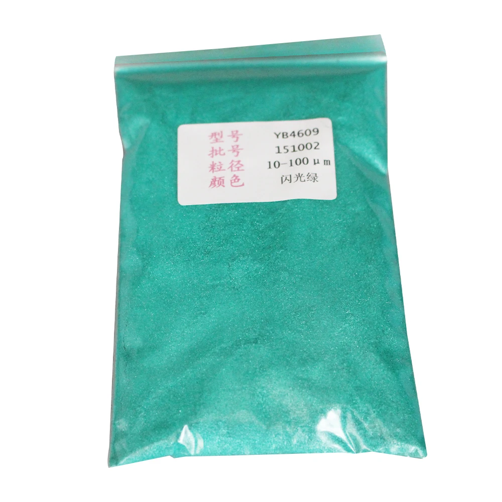 #4609 50g сверкающий зеленый порошок для мыла для ногтей безопасные цвета слюды косметические красящие пигменты