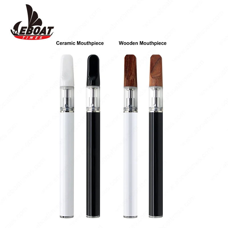 Wholesale ceramic 0.5ml cartridge vaporizer empty disposable rechargeable vape