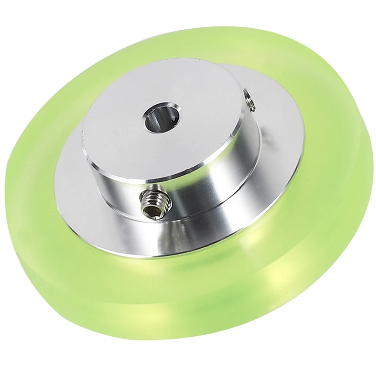 Custom high precision length measuring rotary wheel PU coating encoder wheel