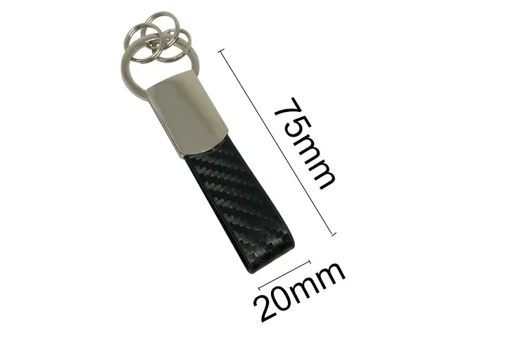Luxury Custom Logo Promotional Metal Car Brand Blank PU Leather Key Chains With Key Ring Chaveiros llaveros Portachiavi