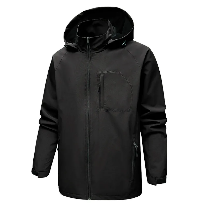 custom logo windbreaker jacket outdoor running  hoody rain crop mens coats spring polyester waterproof jacket