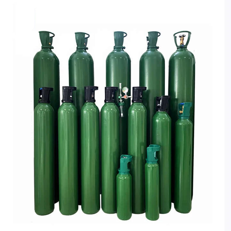 Industrial Use High Pressure 40L 150 Bar Argon/Nitrogen/Oxygen Industrial Gas Cylinder Helium Gas Cylinder