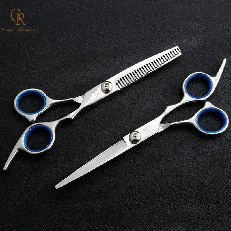 Ножницы для волос, набор для домашнего использования, парикмахерские ножницы комплект Высокое качество стрижки волос Бритва филировочные ножницы парикмахера для стрижки волос, комплект из 6 шт.