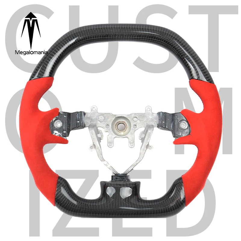 Fit For Subaru Legacy Outback Impreza Forester BRZ STI XV REX SVX WRX Hybrid Custom LED Carbon Fiber Steering Wheel
