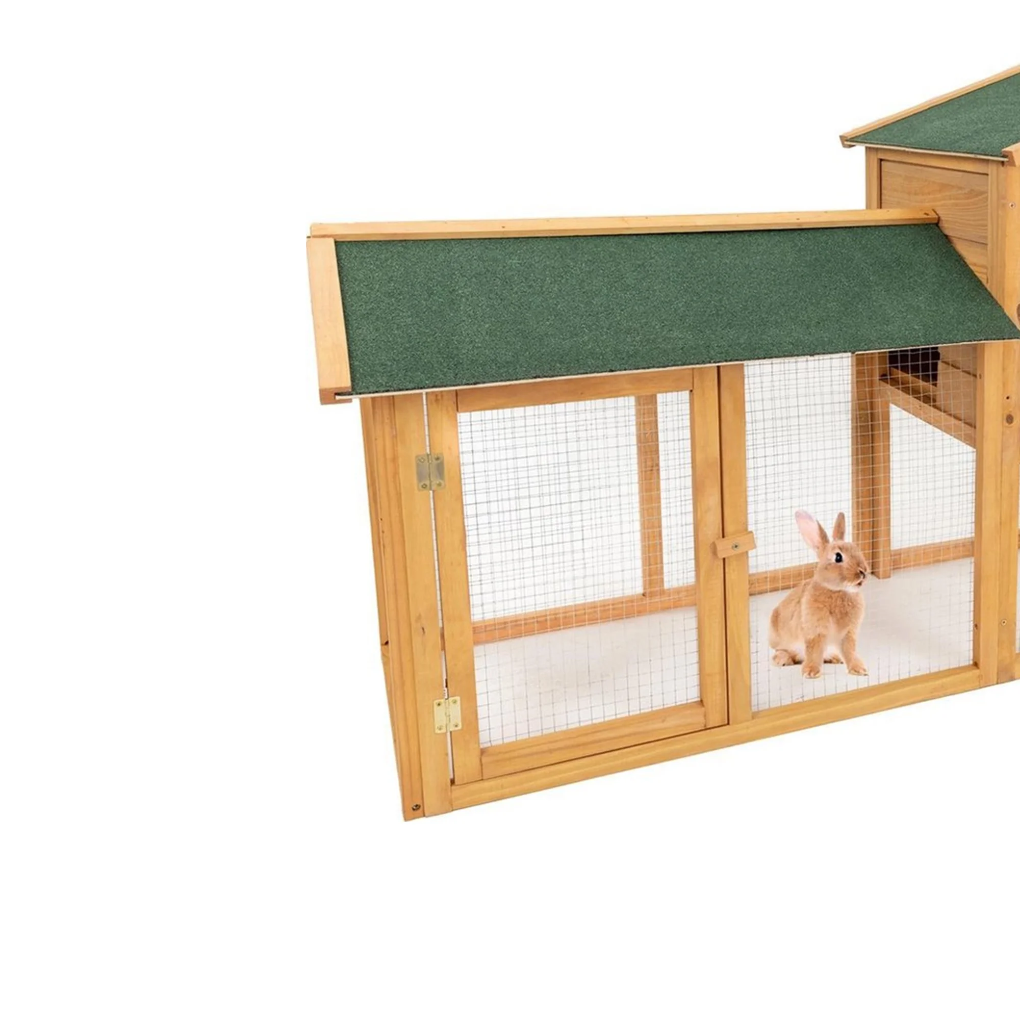 XPT066 Wooden Pet Cages Chicken Coop NATURAL color for outdoor farm house chicken run