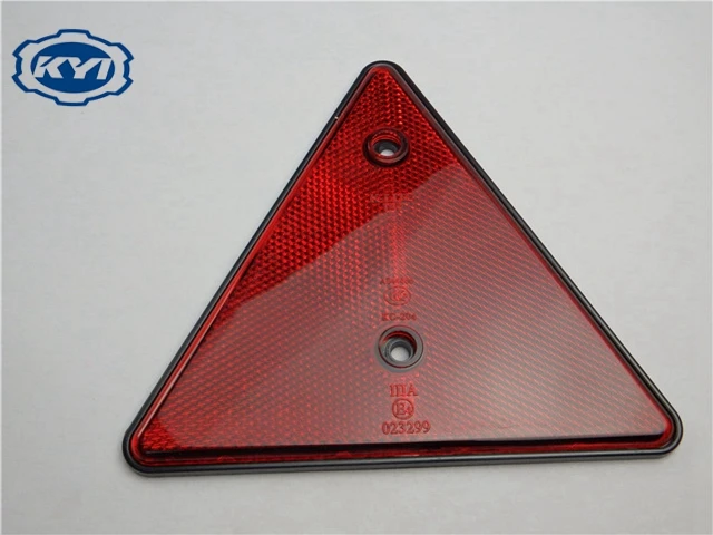 Reflector Triangular Red, Safety Warning Triangle for Trailer Truck Bus in shanghai of KC204