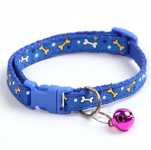 Factory direct cheap cat collar beautiful pet supplier collar dog with bell