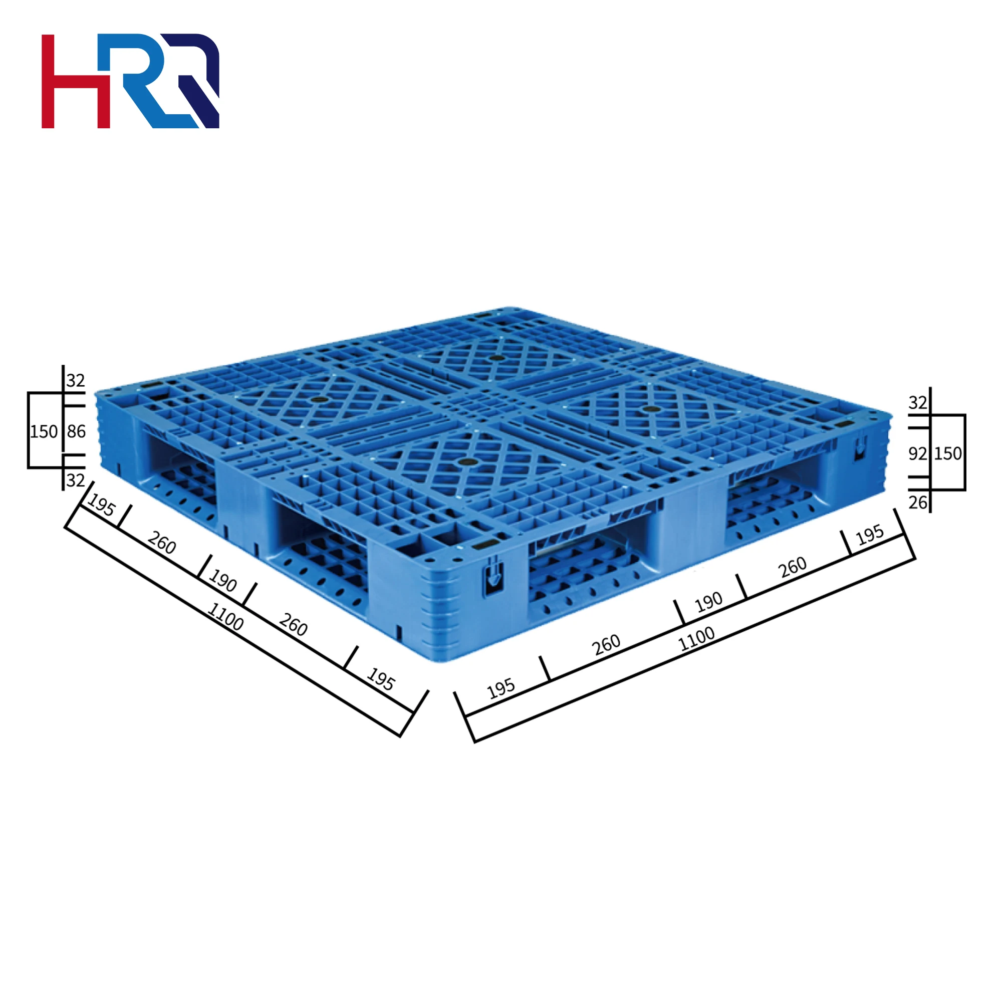 Новый hdpe евро сверхмощный гигиенический пластиковый для хранения Штабелируемый 4-Way нестабильный поддон продажи