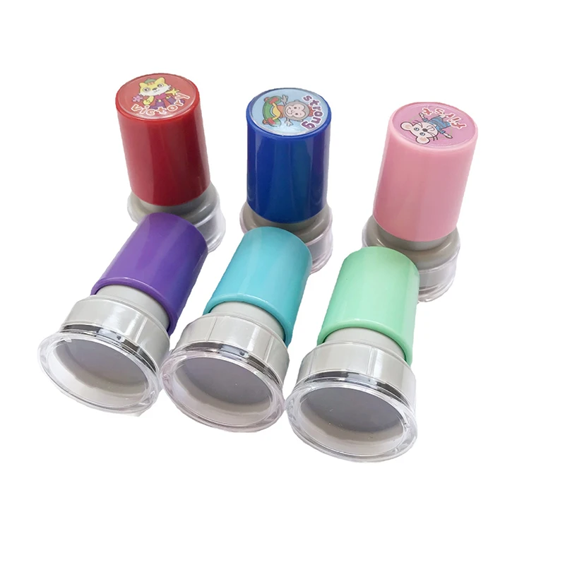 High Quality Clear Pattern Custom Logo Design Quick Dry Ink Flash Stamp