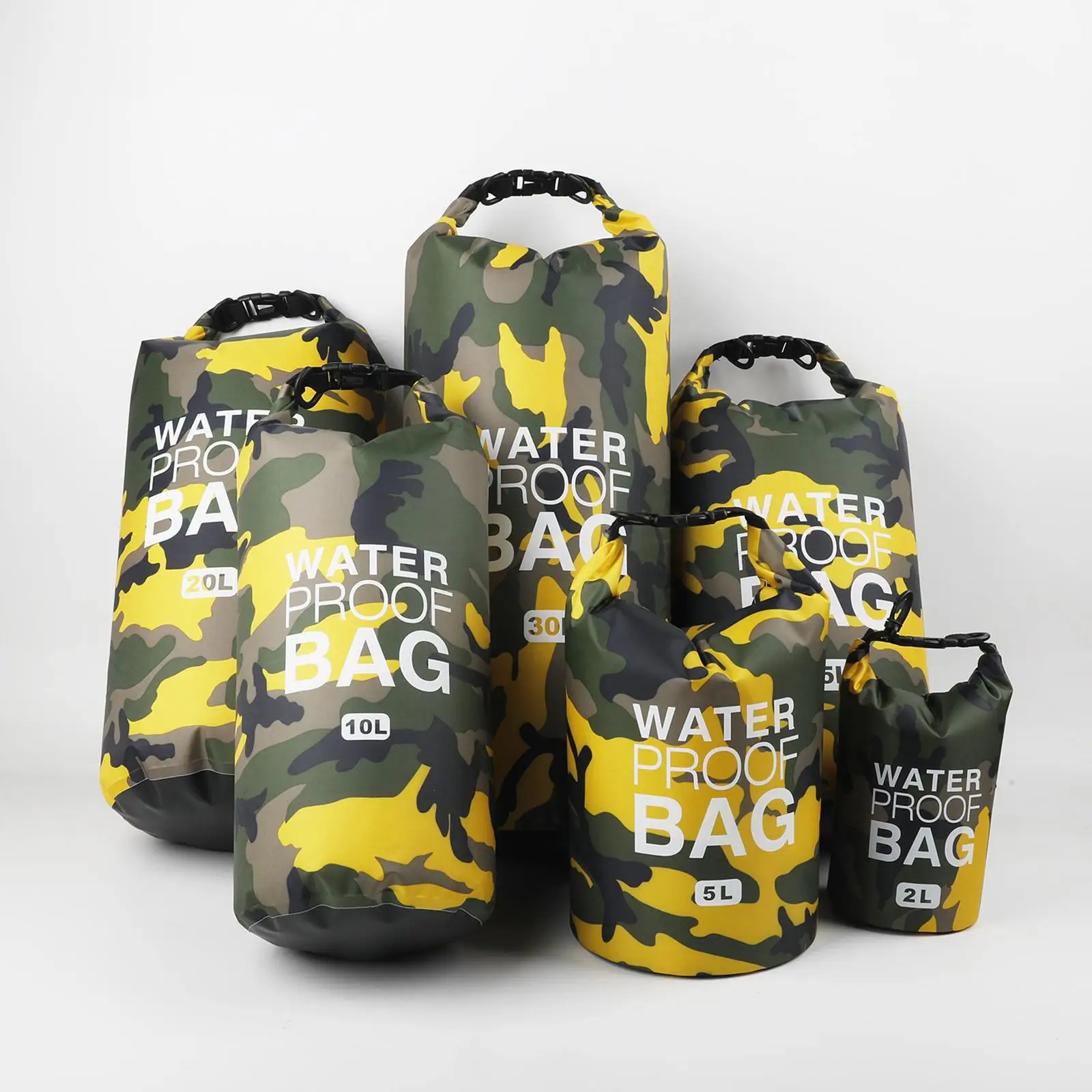 2L Mini Camo Dry Sack Promote Low Price Products Waterproof Polyester  Sack Keeps Gear Dry for Kayaking Beach Rafting Boating