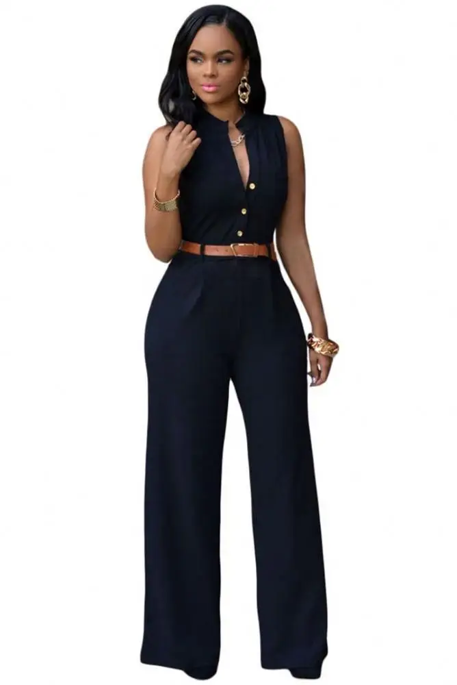 Wholesale Women Girls New Sexy Jumpsuit Womens Sleeveless Bandage Bodycon Long pants Jumpsuit Romper Trousers