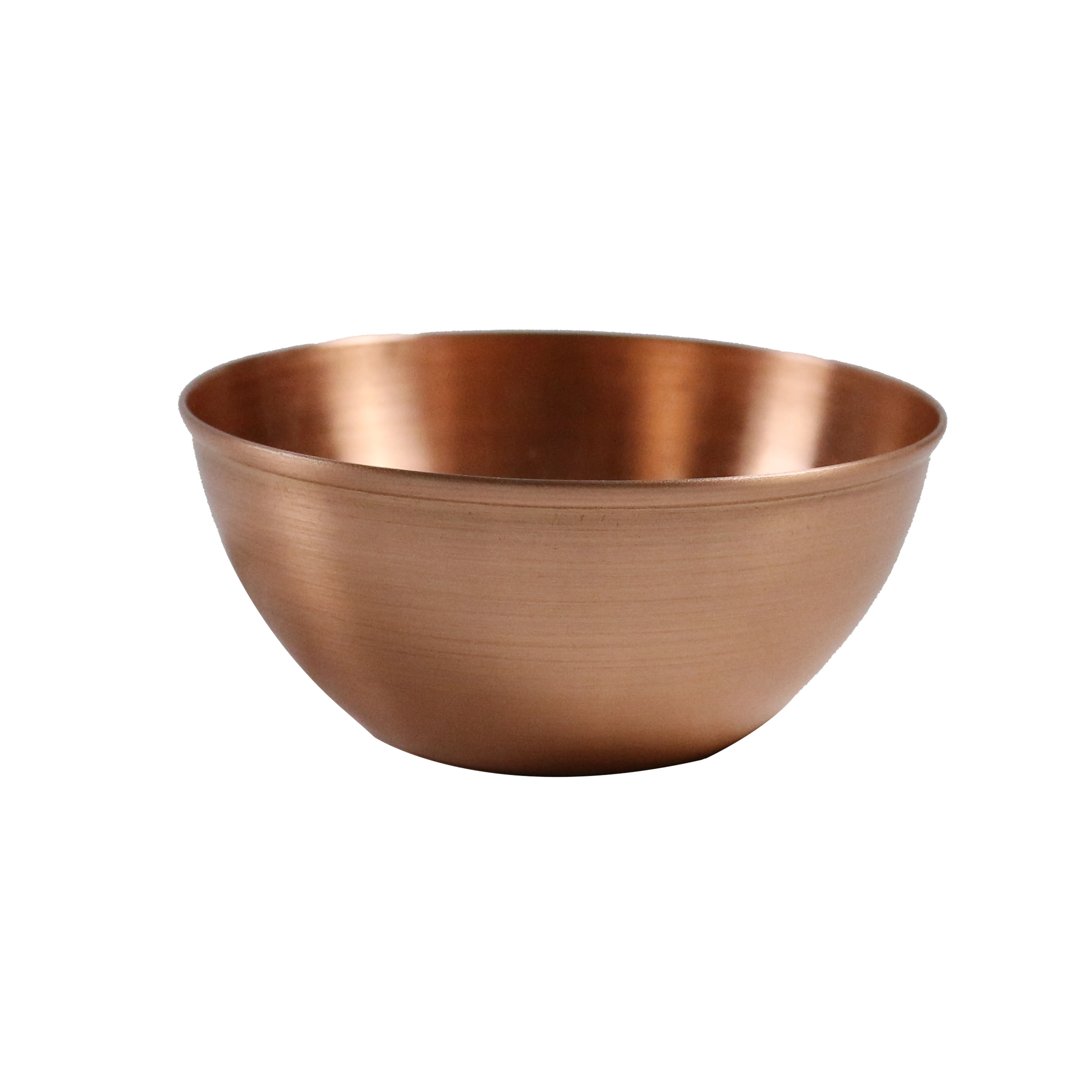 Promotional metal spinning large copper bowl