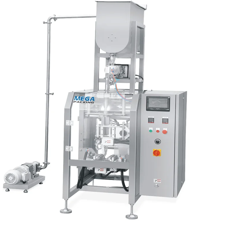 Automatical pasta sauce broad bean chilli sauce with granules liquid vertical packing machine
