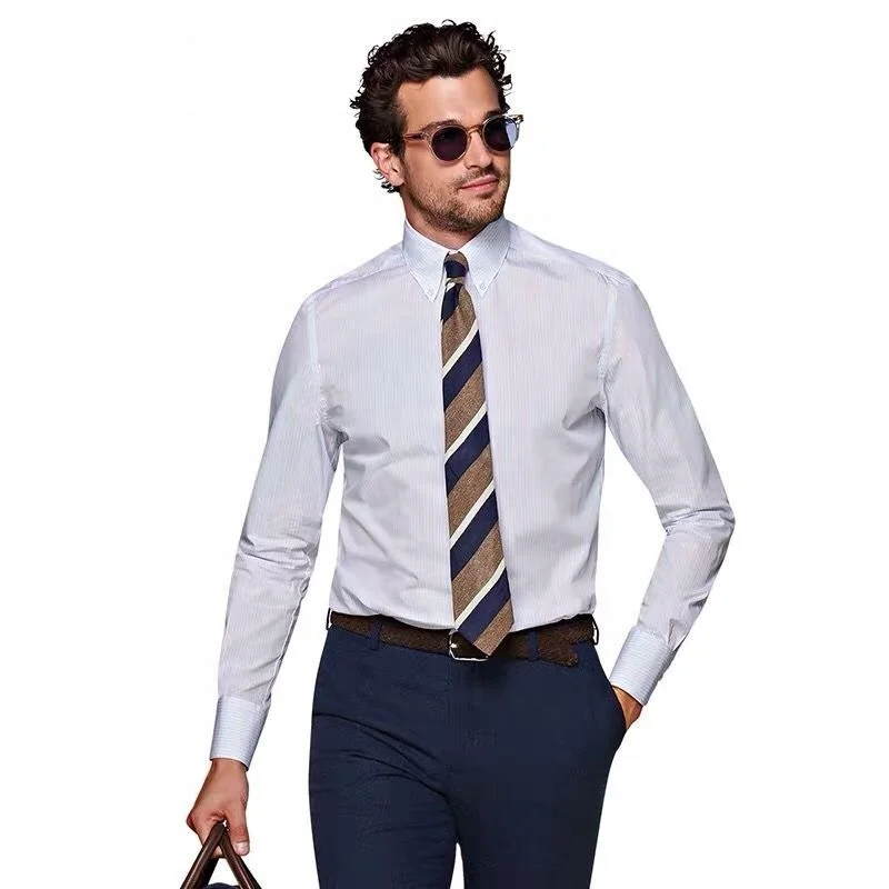 OEM MTM made to measure 2021 Best Quality Custom Design Men Shirts Pattern Fancy Plaid Cotton Shirts For Men