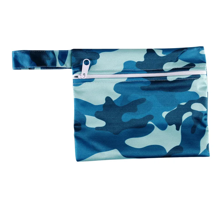 Маленькая влажная мини-сумка многоразовая для мамы или ребенка Водонепроницаемая мини-сумка для подгузников PUL