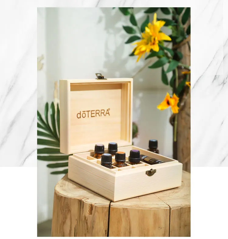Customize Wholesale Wooden Storage Box Gift Packaging Box Bamboo Essential Oil Tea Storage Box Case
