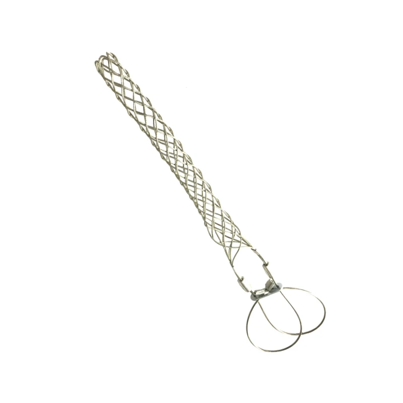 Light Duty Closed Mesh Locking Bale Service Drop Support Grips Close Weave Cable Grip Pre Laced Hoisting Grip Installation