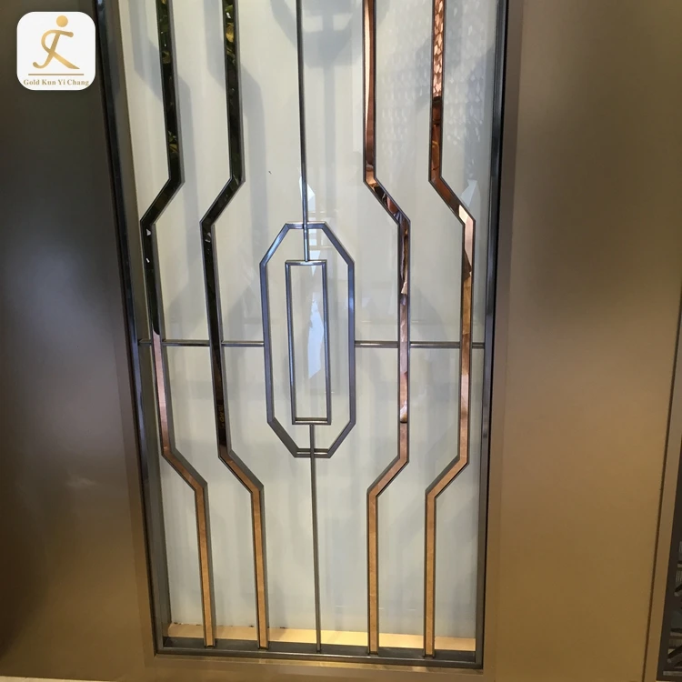 Laser Cut Metal Screen Divider Home Stainless Steel Room Partition Panels