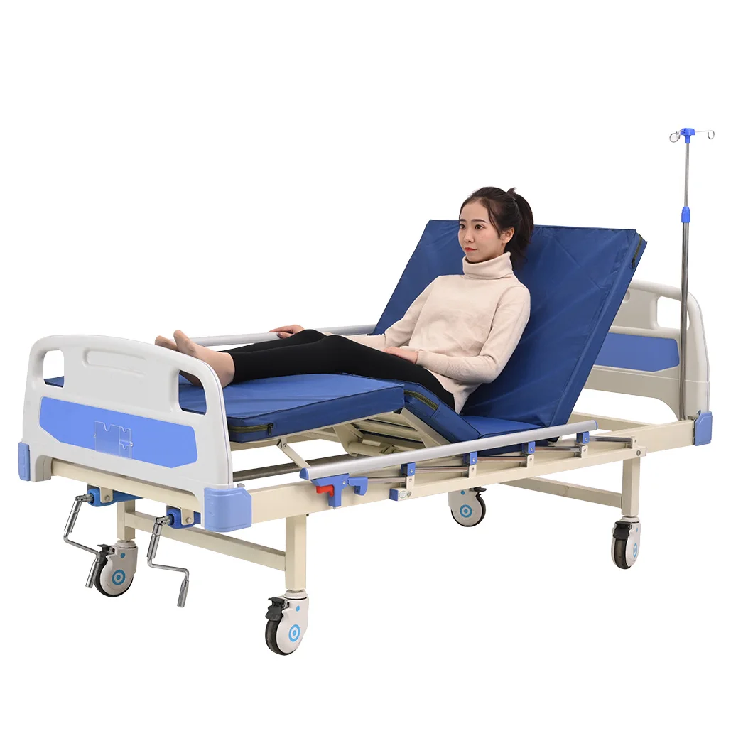 Hospital Furniture A209 2 Crank Manual Medical Patient Nursing Care Bed