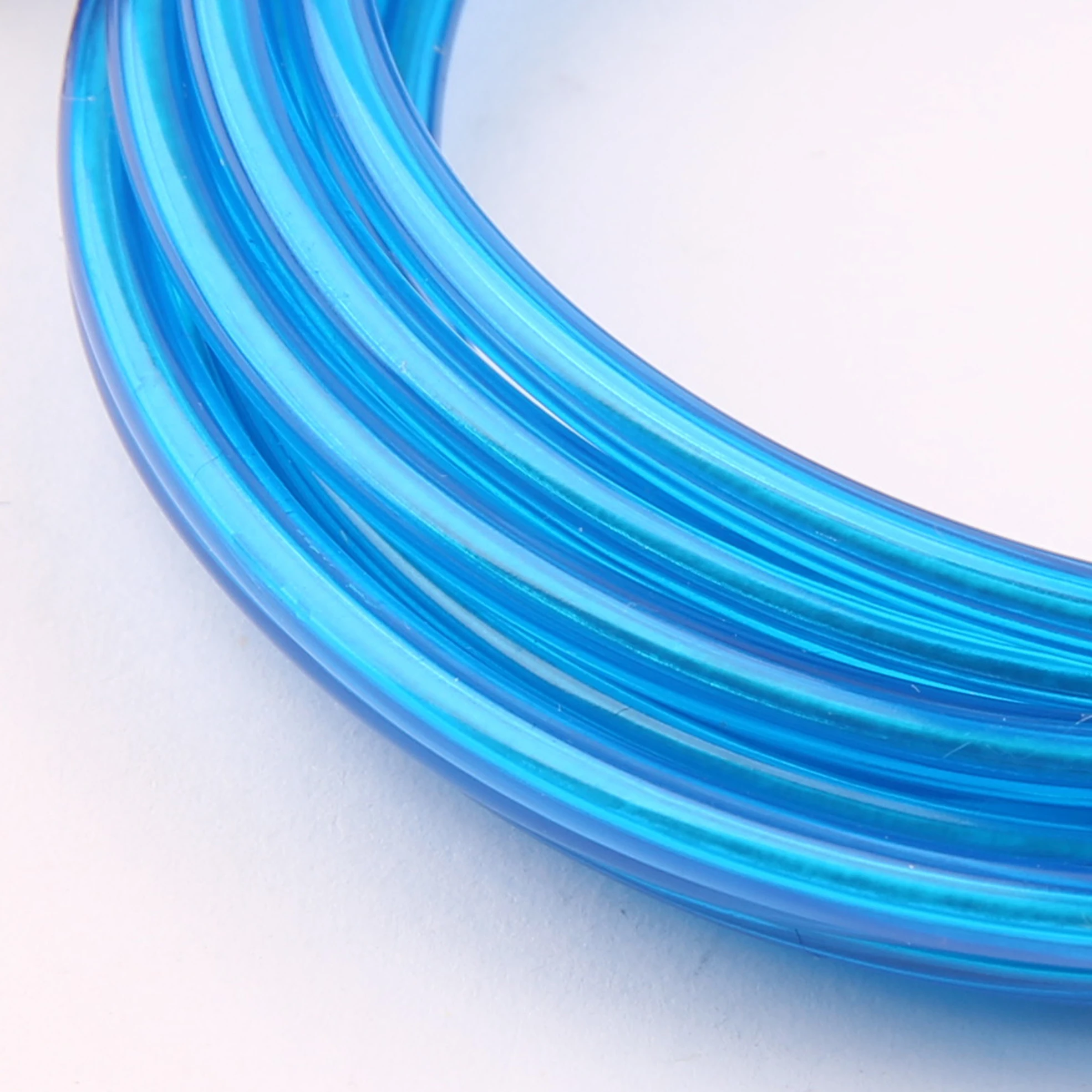 2022 hot sale blue color chasing brightness EL wire for Halloween Decoration