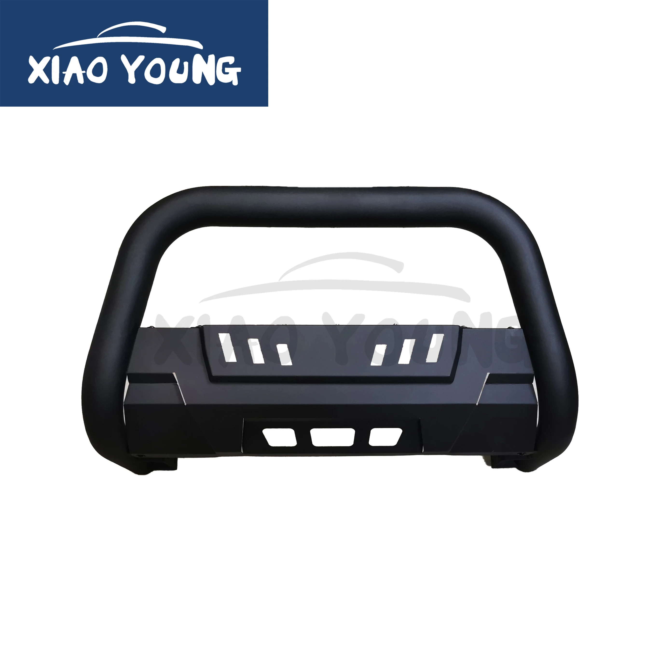 Black Steel Bull Bar 4x4 Pickup Truck Front Bumper Guard For Hilux Vigo Revo Np300 Triton Dmax Amarok BT50 Ranger